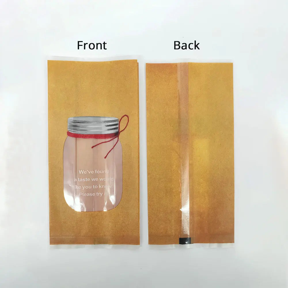 Mylar Packaging Bags With Clear Window