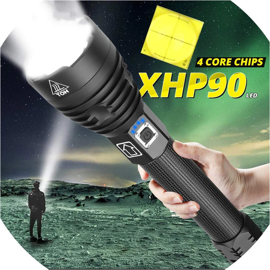 Super Bright LED Flashlight Rechargeable