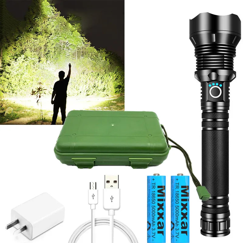 Powerful/Rechargeable/Tactical/Handled/ Flashlight