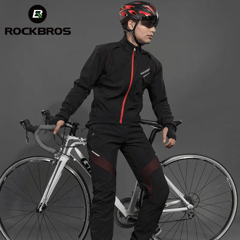 Cycling Clothing Set Winter Thermal Fleece