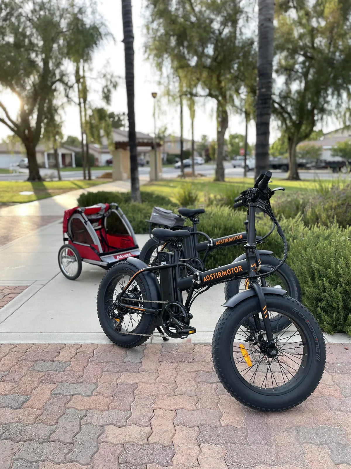 500W Folding Ebike Lithium Battery  20 Inch Fat Tire