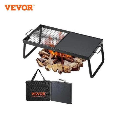 Folding Campfire Grill, Portable with Legs Carrying Bag