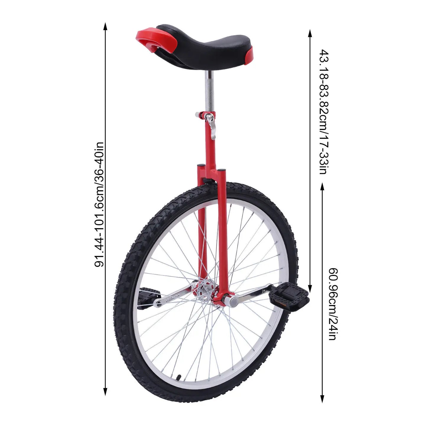 Unicycle for Children and Adults, Adjustable