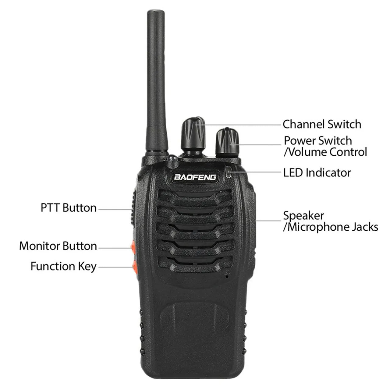 Two Way Radio Long Range Walkie Talkie