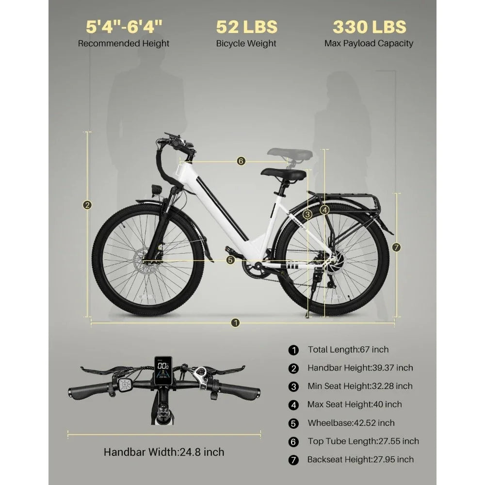 Electric Bike, 350W Motor