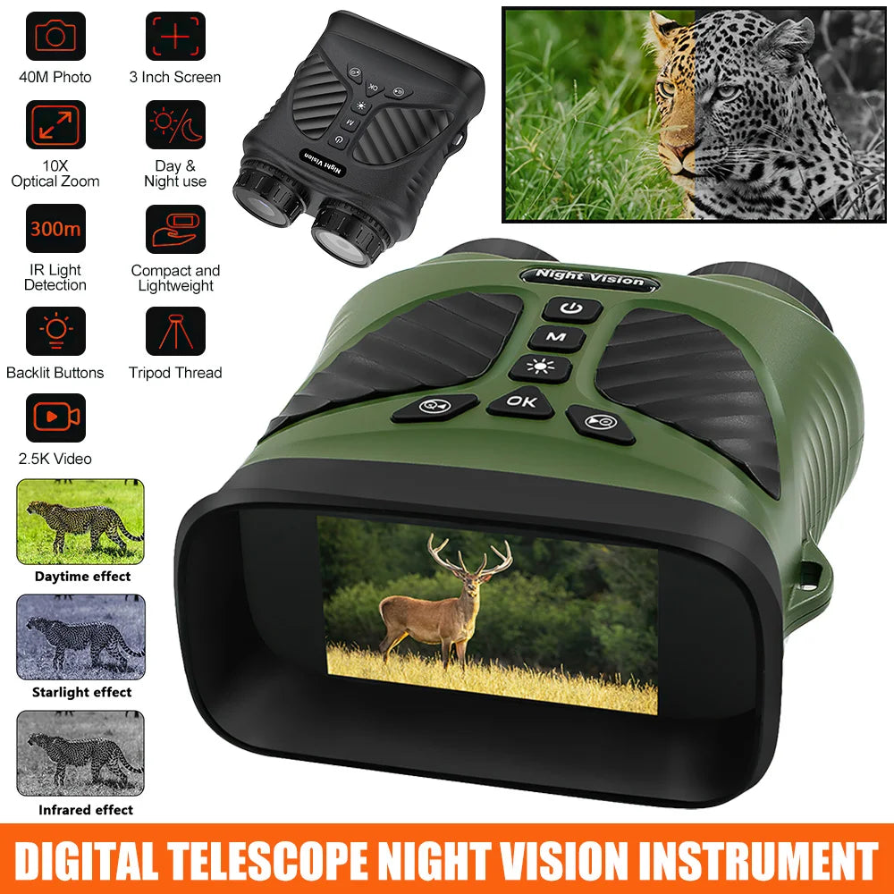 Night Vision Binoculars  3" LCD Display Screen