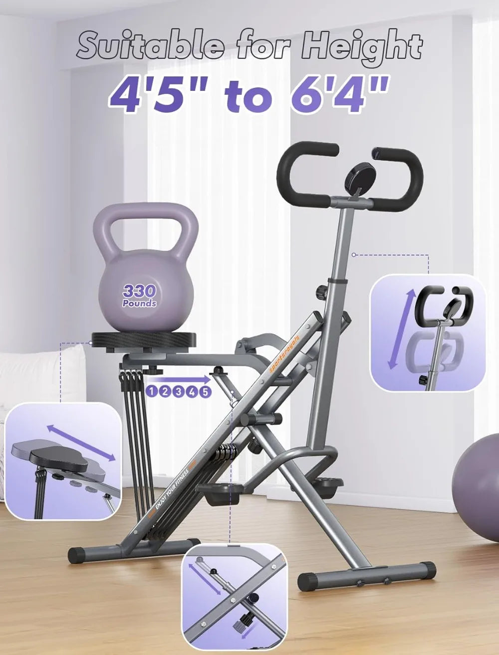 Riding Rowing Exercise Machine