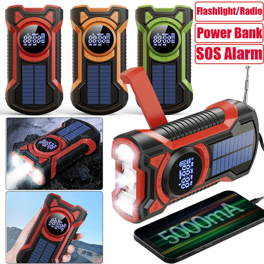 Emergency Radio Hand Crank Solar Power