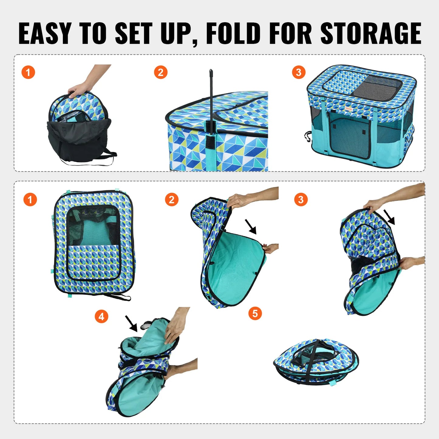 Portable Foldable Pet Playpen