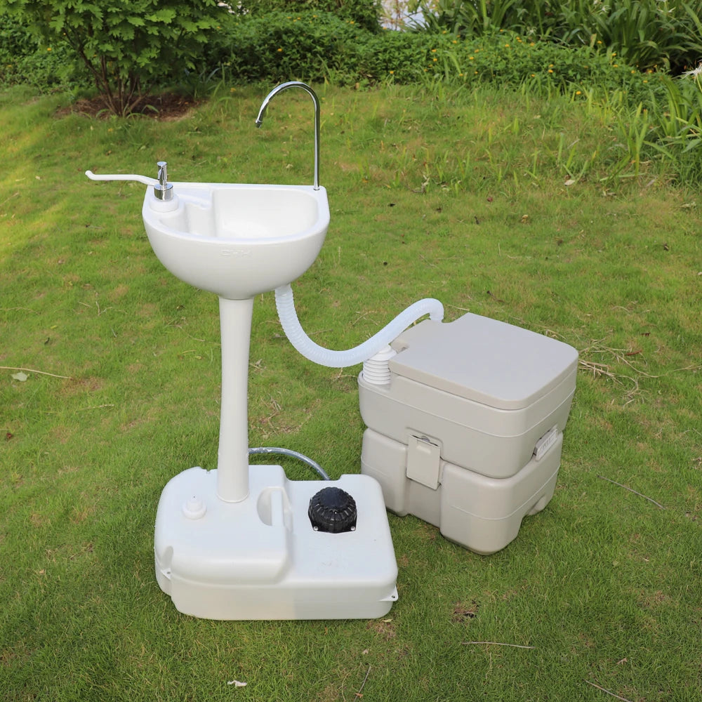 Portable Camping Sink with Toilet