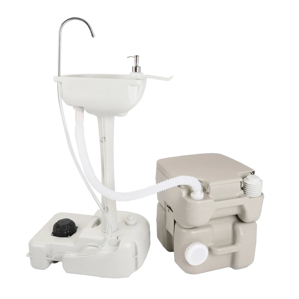 Portable Camping Sink with Toilet