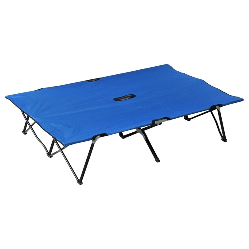 2 Person Extra Wide Folding Camping Cot for Adults